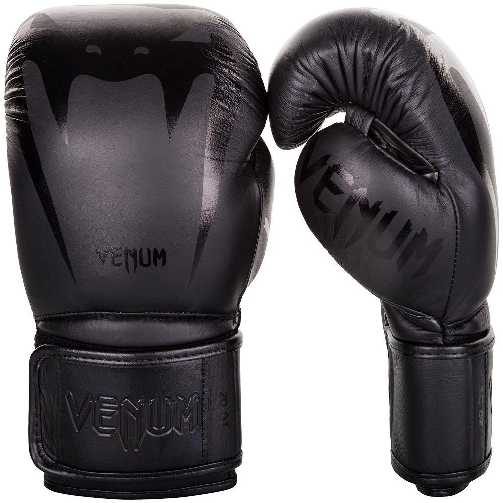 Venum bokshandschoenen zwart leer