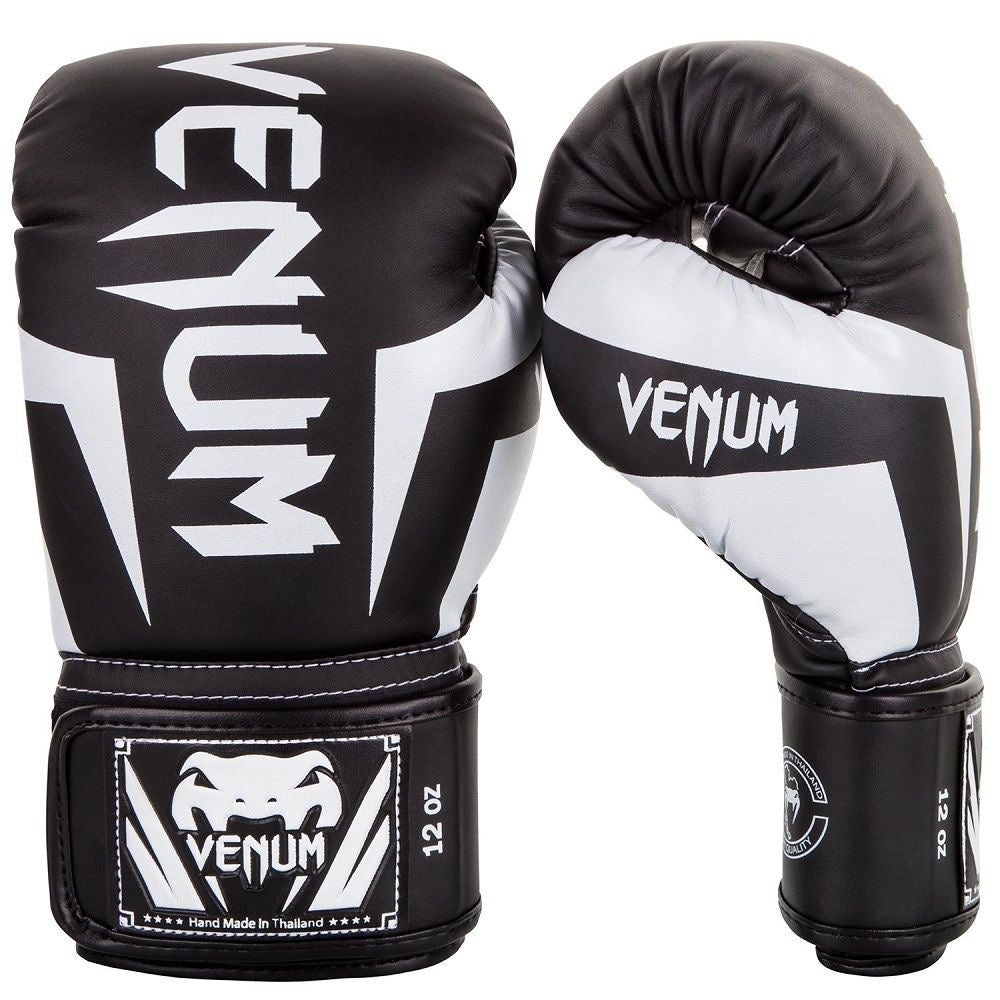 Venum bokshandschoenen zwart en wit 