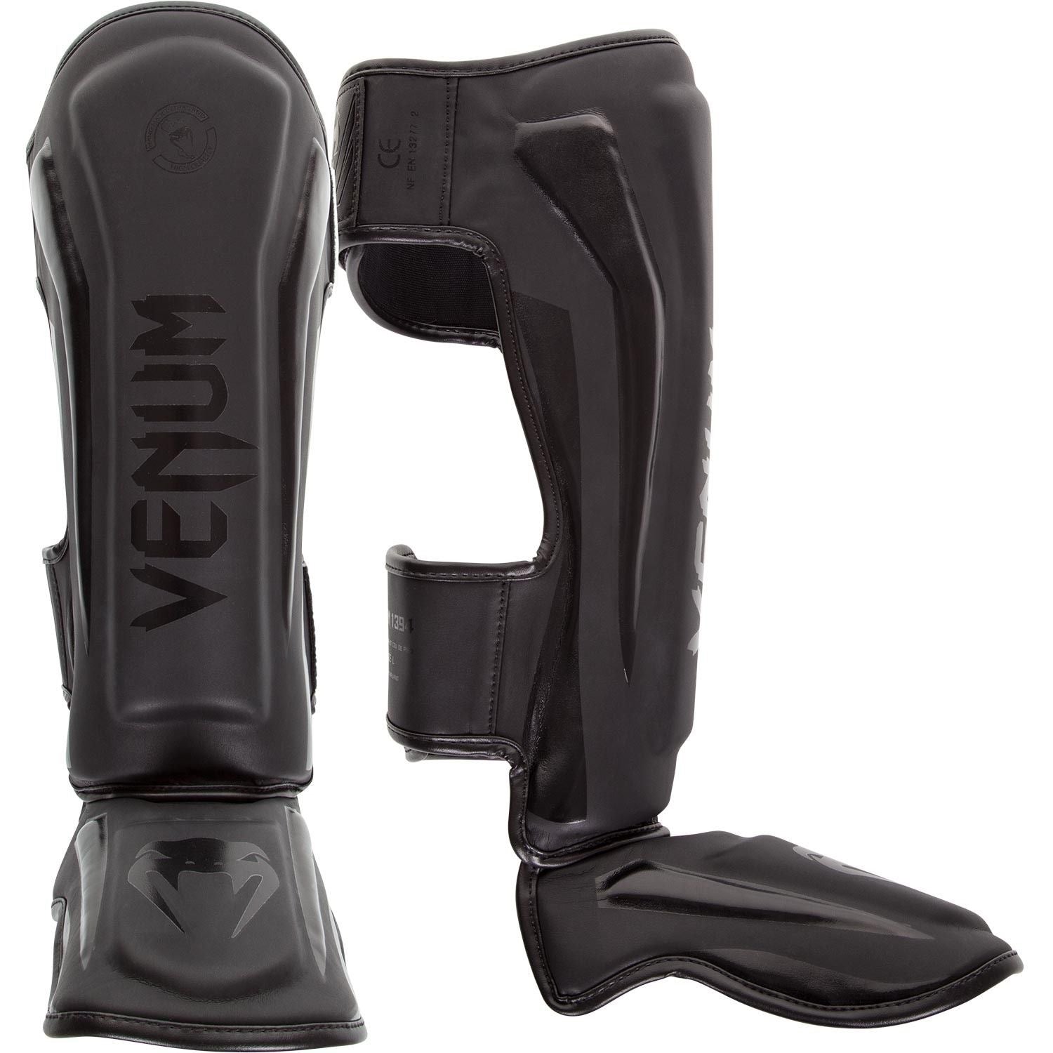 Venum "Elite" Shinguards - Mat Zwart