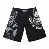 Venum kickboksbroek voor mma en kickboksen zwart met wit