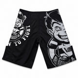 Venum kickboksbroek voor mma en kickboksen zwart met wit