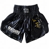 Matsuru zwarte broek voor kickboksen
