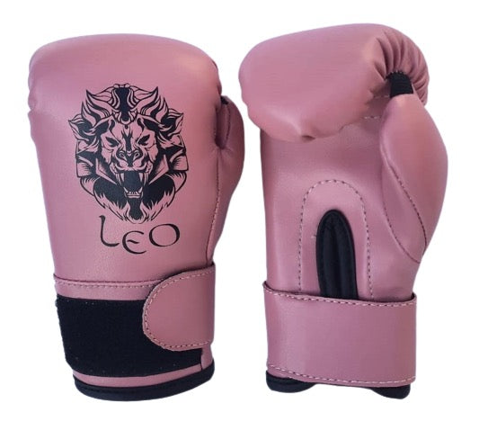 Roze baby bokshandschoenen 