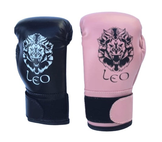 Roze baby bokshandschoenen 