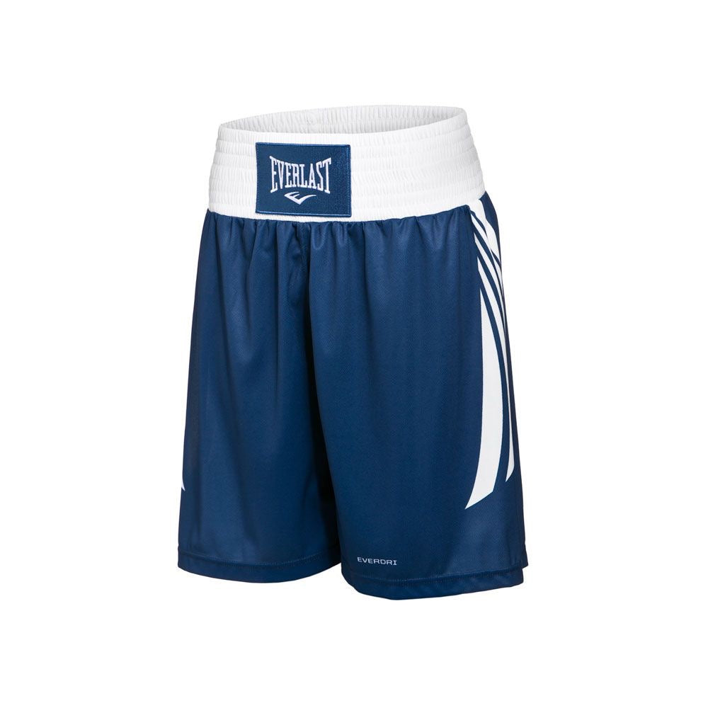 Blauwe everlast wedstrijdbroek voor boksen