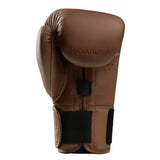 hayabusa bokshandschoenen bruin leer voor boksen en kickboksen