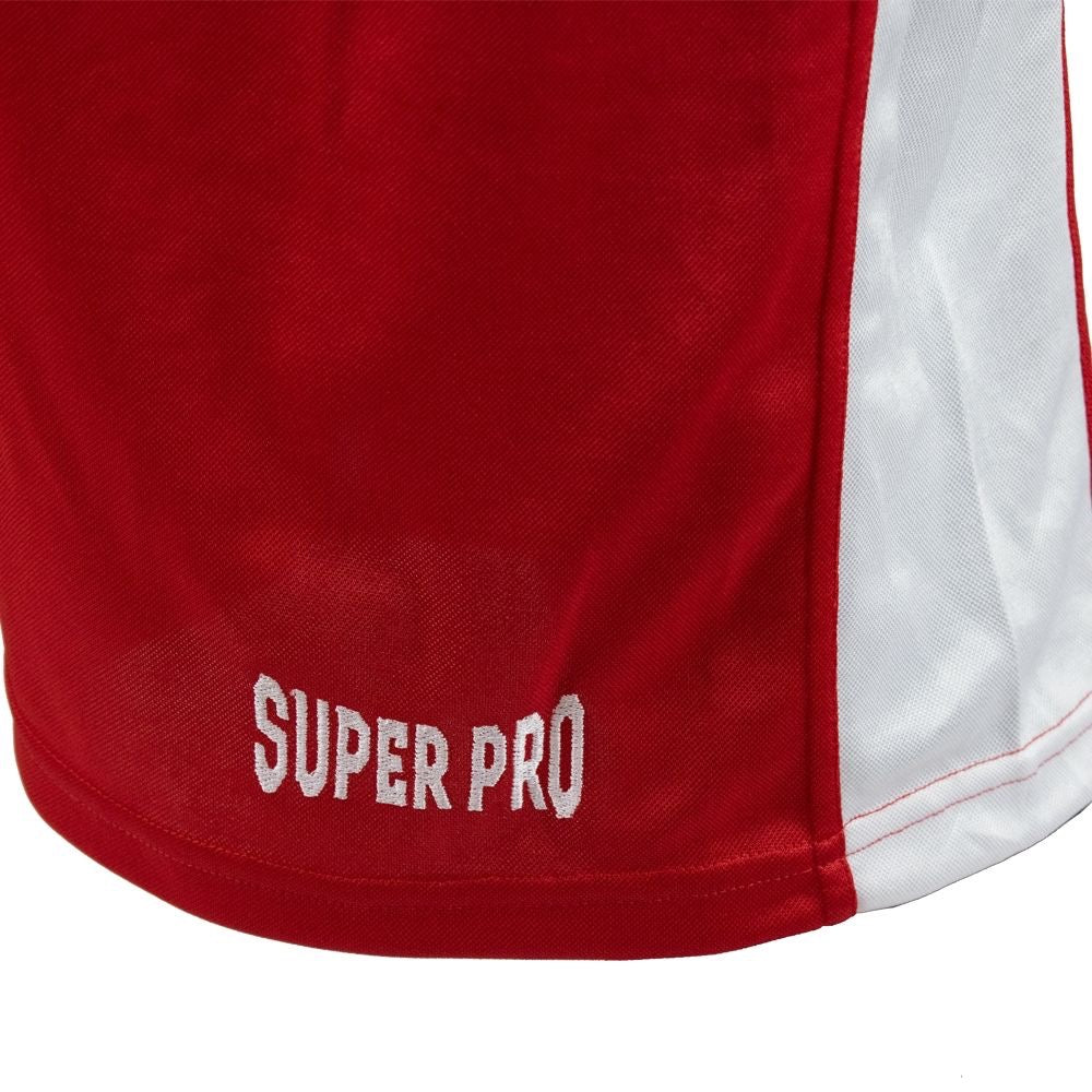 superpro boksbroek rood wedstrijden